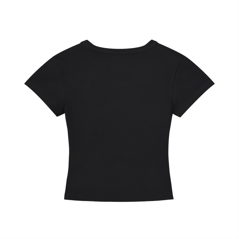 Baby Tee — Black