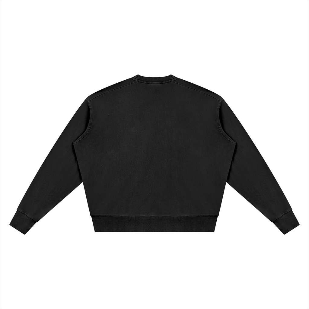 Pardonnez-moi Vintage Wash Crewneck · Black