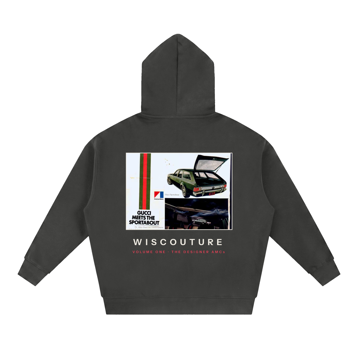 Wiscouture Volume One · The Designer AMCs Hoodie — Dark Gray