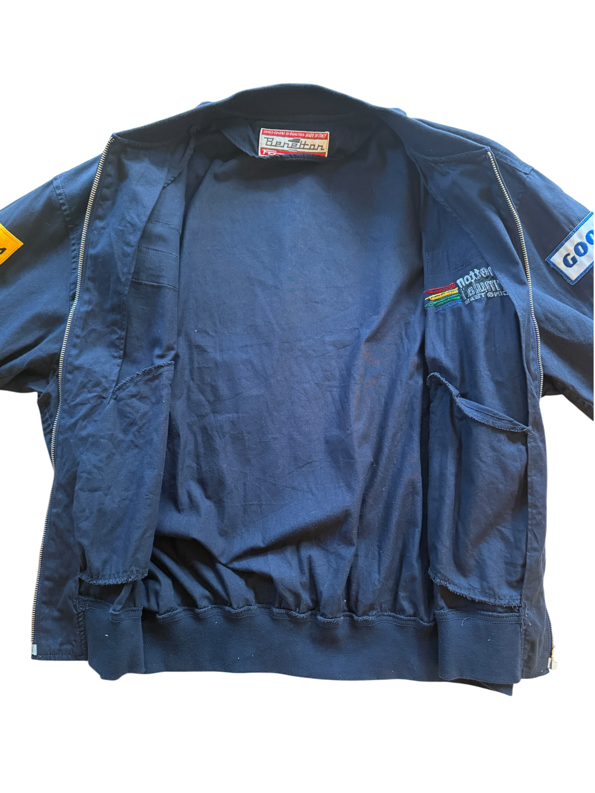 Vintage Benetton Formula 1 Camel Racing Team Bomber Jacket | Ford Zetec-R Era | 1990s F1