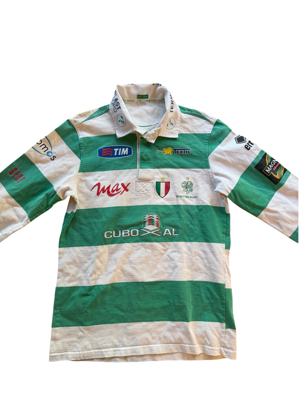 2009/10 Benetton Rugby Treviso Erreà #12 Sponsor Jersey