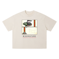 Designer AMCs Vintage Wash Boxy Tee · Apricot