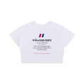 Wiscouture Definition Baby Tee — White