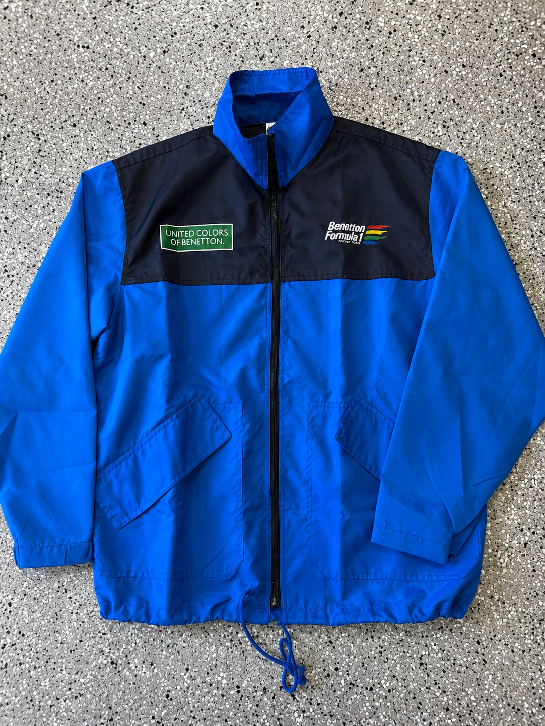 Rare 1990s Benetton Formula 1 Team Rain Jacket | FI Benetton | Schumacher Championship Era