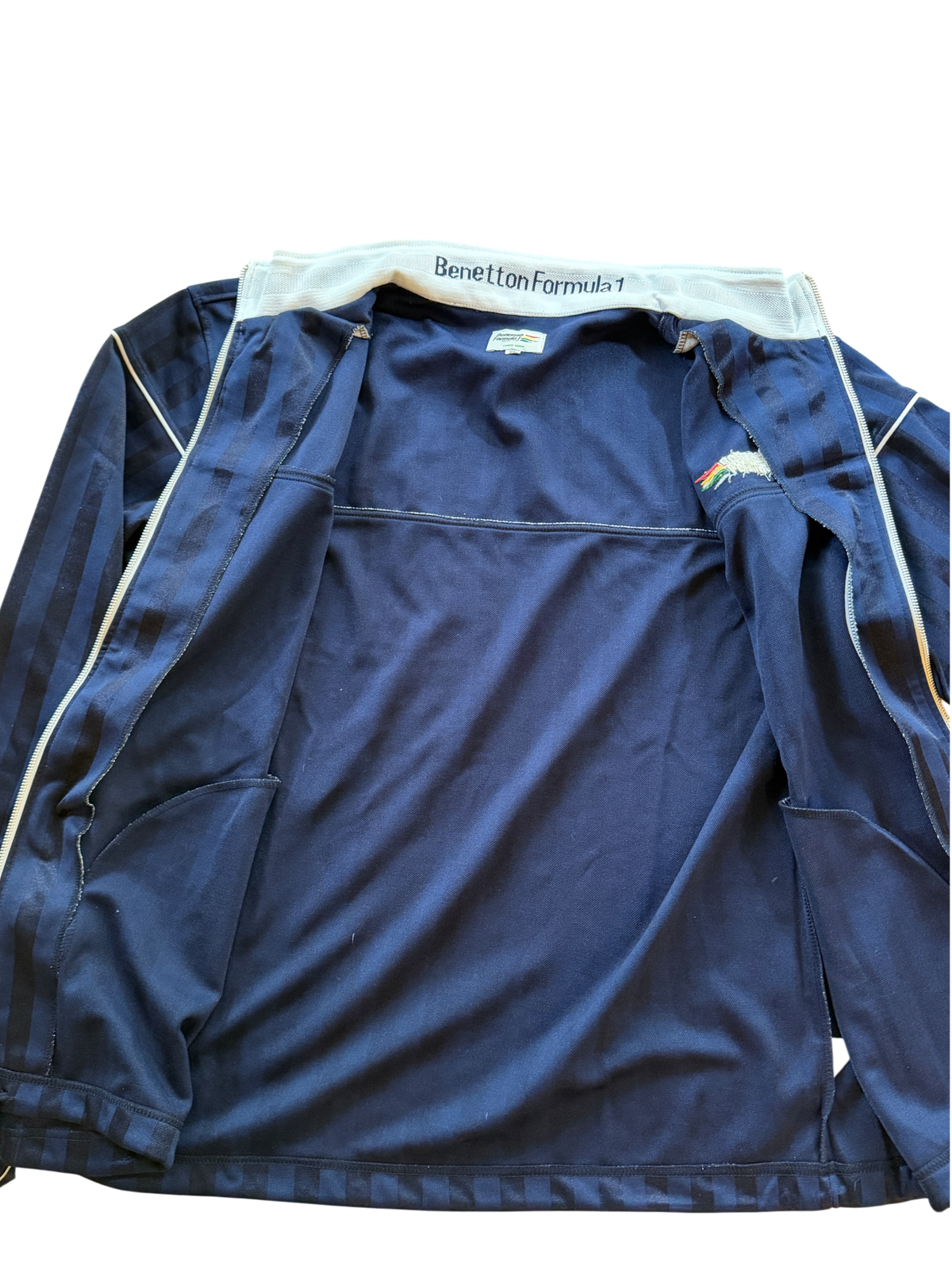 Vintage Benetton Formula 1 Team Tracksuit | Complete Jacket & Pant Set | Deadstock NWT | 1990s F1 Teamwear