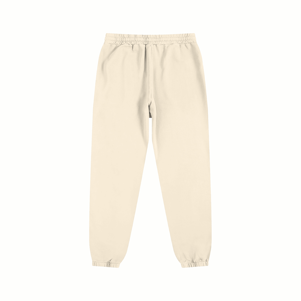 Wiscouture Wordmark Sweatpants · Cream