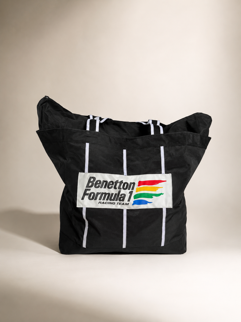 Vintage Benetton Formula 1 Racing Team Tote Bag | Late 1990s–Early 2000s | New Old Stock