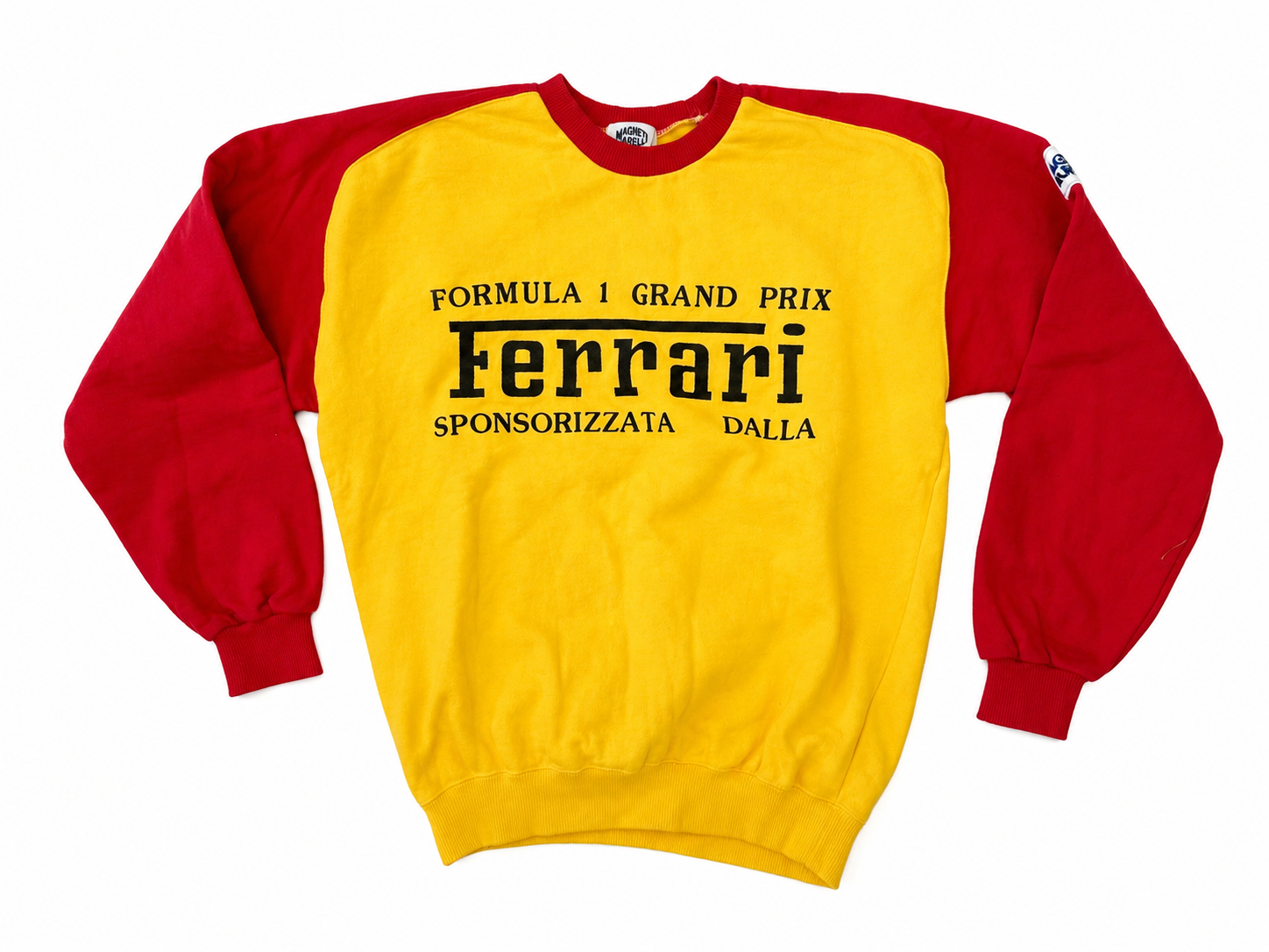 Vintage Ferrari Formula 1 Grand Prix Magneti Marelli Sweatshirt – Made in Italy – 80s/90s Motorsport Crewneck