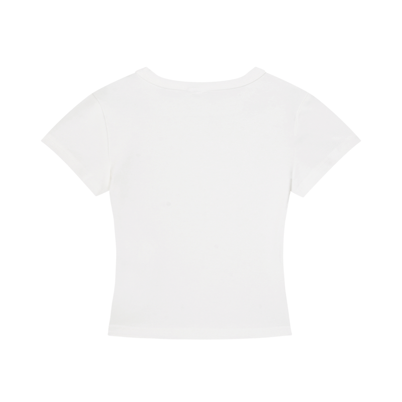 Baby Tee — White