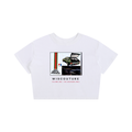 Wiscouture Volume One · The Designer AMCs Baby Tee — White (Small Print)