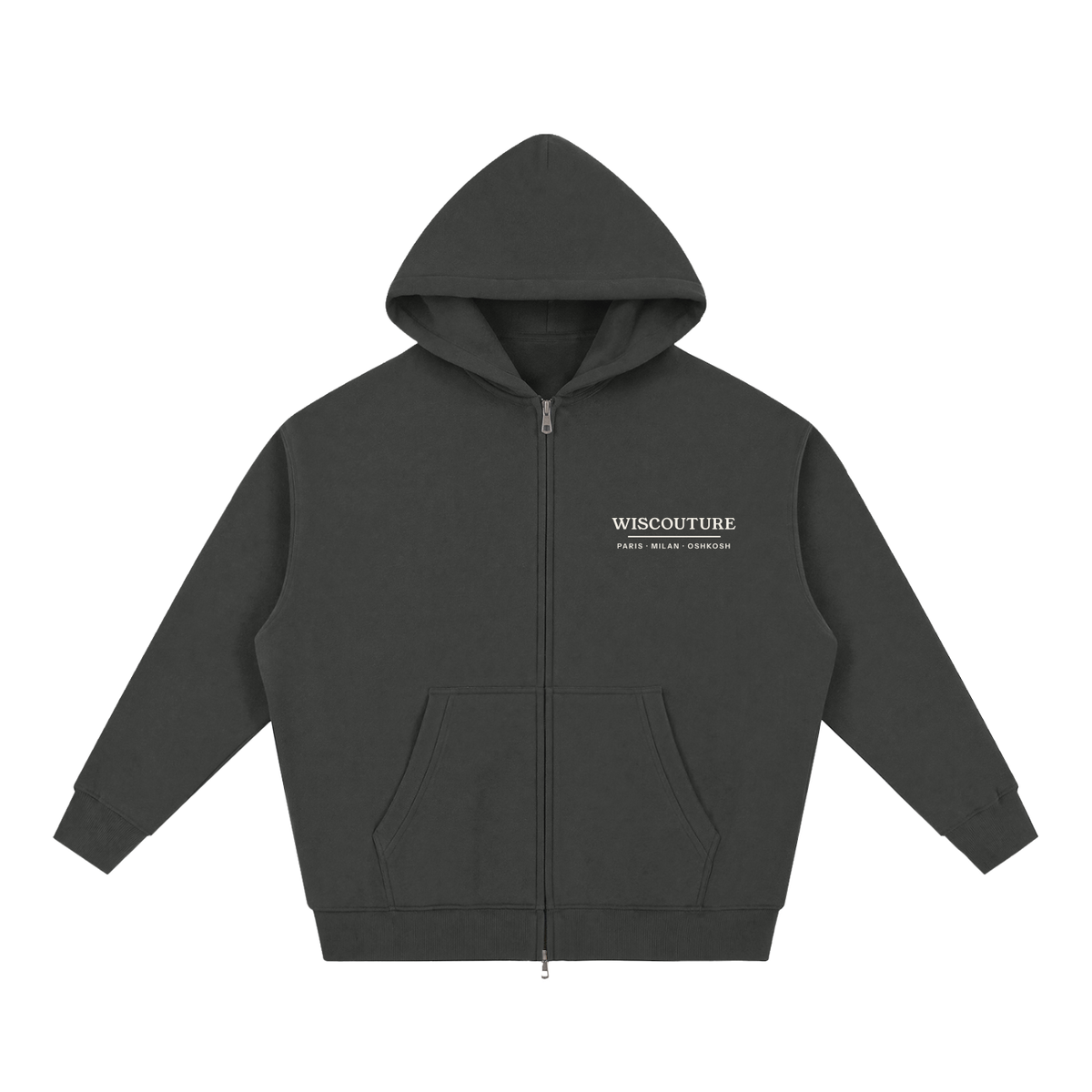 Wiscouture Volume One · The Designer AMCs Hoodie — Dark Gray