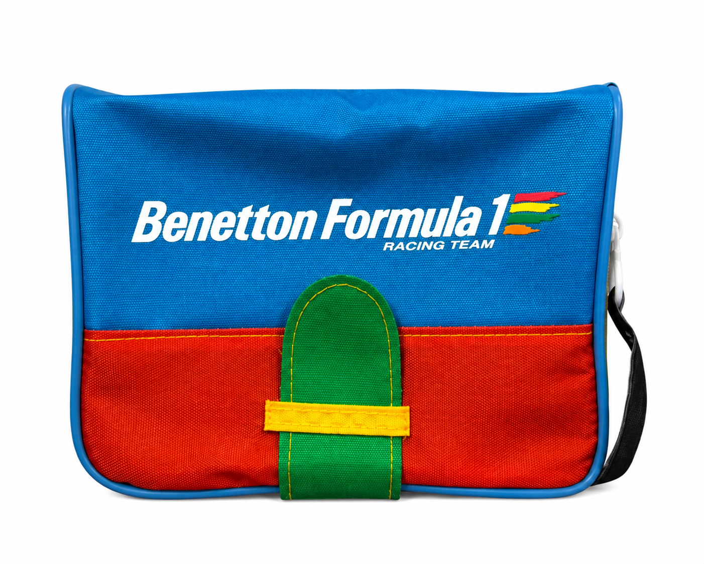 Vintage Benetton Formula 1 Racing Team Colorblock Travel Case
