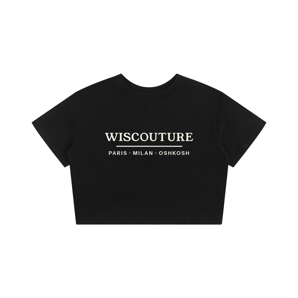 Wiscouture Paris · Milan · Oshkosh Baby Tee — Black