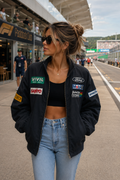 Vintage Benetton Formula 1 Camel Racing Team Bomber Jacket | Ford Zetec-R Era | 1990s F1