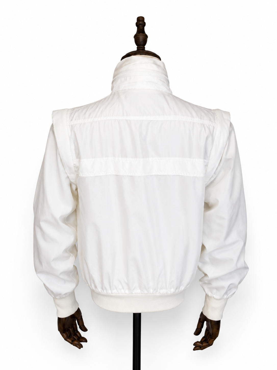 Vintage Ferrari Shield Racing Jacket by Style Auto California | White Motorsport Bomber | Size Large