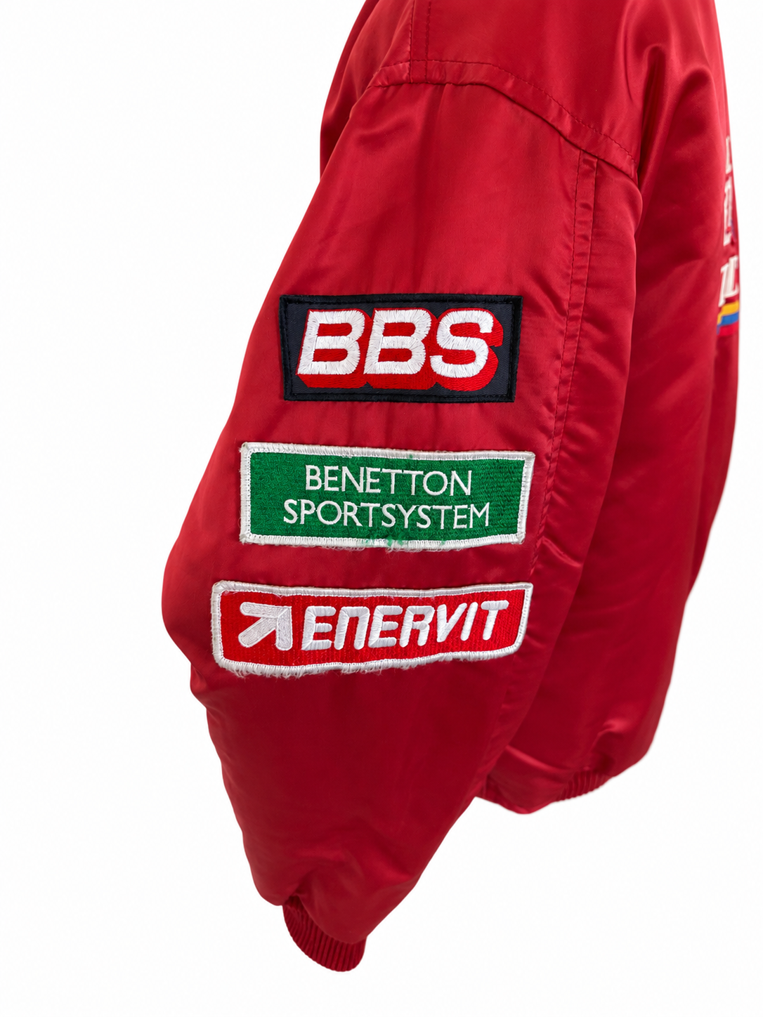 Vintage Benetton Formula 1 Racing Team Renault Sport Bomber Jacket | Size 48 | Late 1990s F1 Heritage Jacket