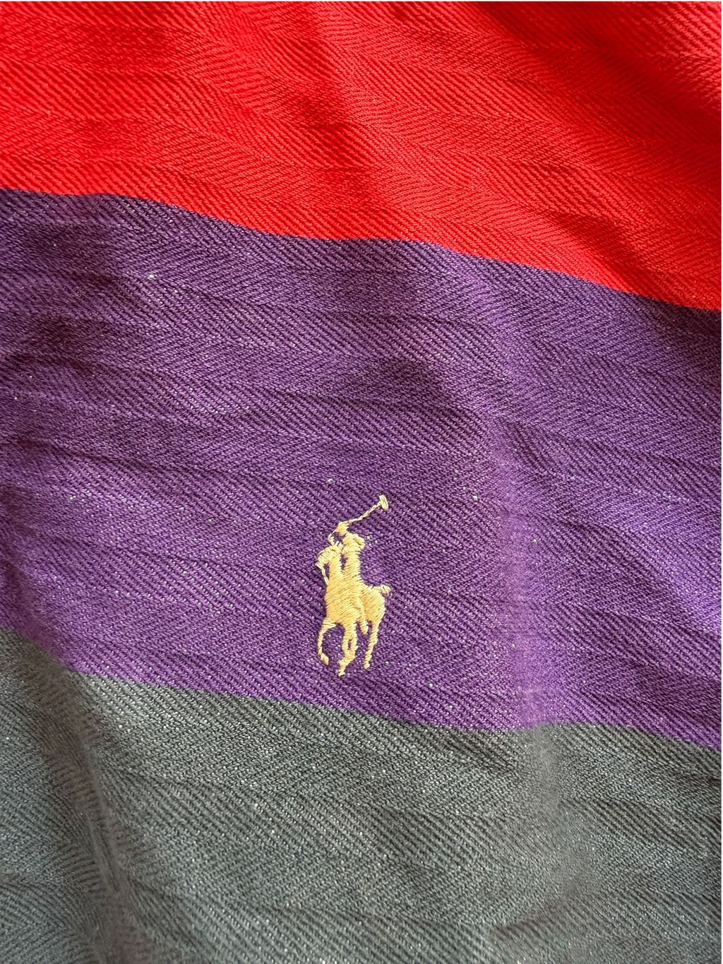 Polo Country Multi-Stripe Rugby — fits XL