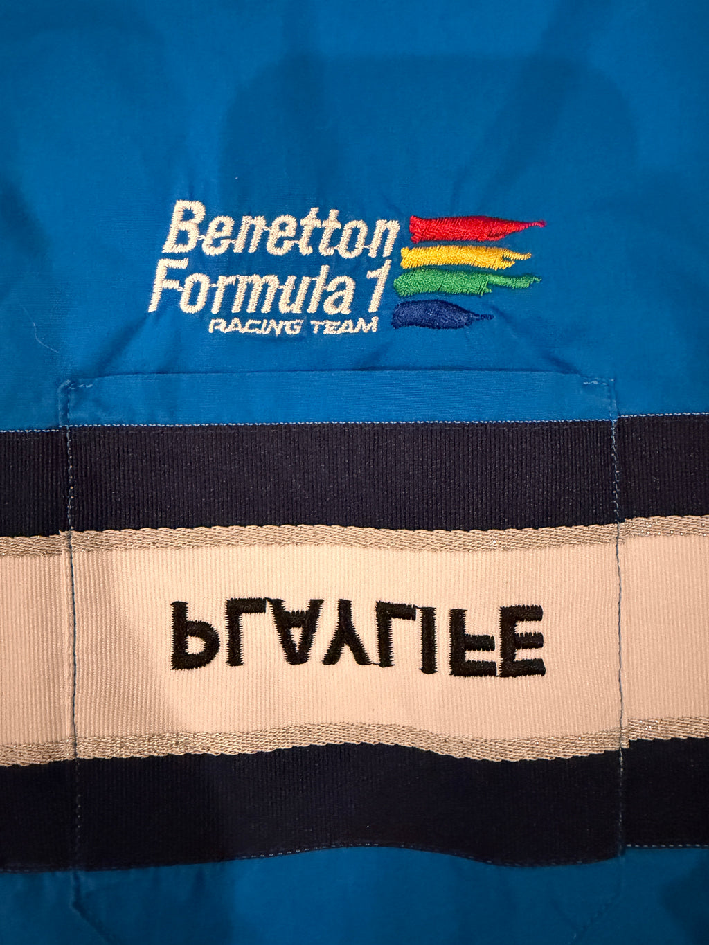 Benetton Formula 1 Team Issue Crew Shirt | Bridgestone Agip Korean Air Playlife | Fisichella & Wurz Era | Unworn