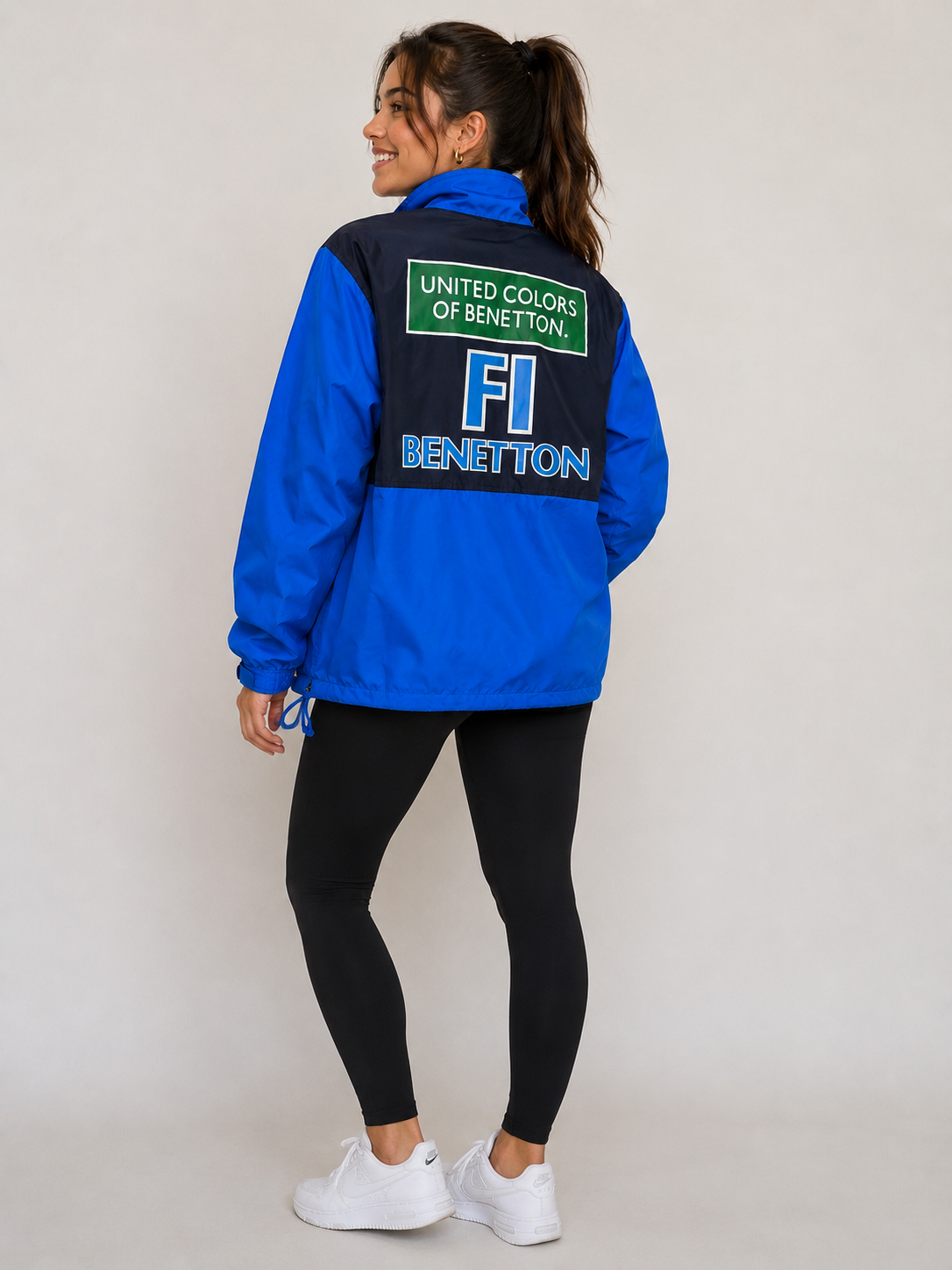 Rare 1990s Benetton Formula 1 Team Rain Jacket | FI Benetton | Schumacher Championship Era