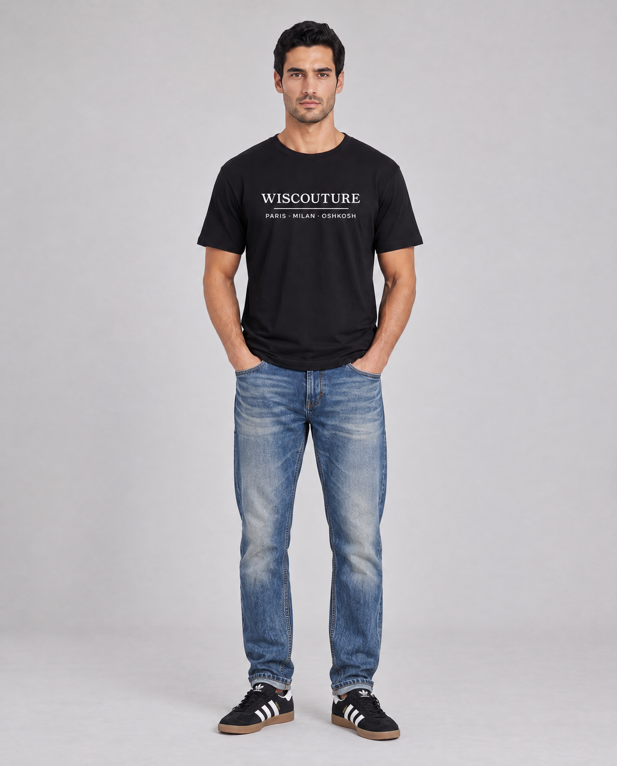 Wiscouture Paris · Milan · Oshkosh Tee — Black