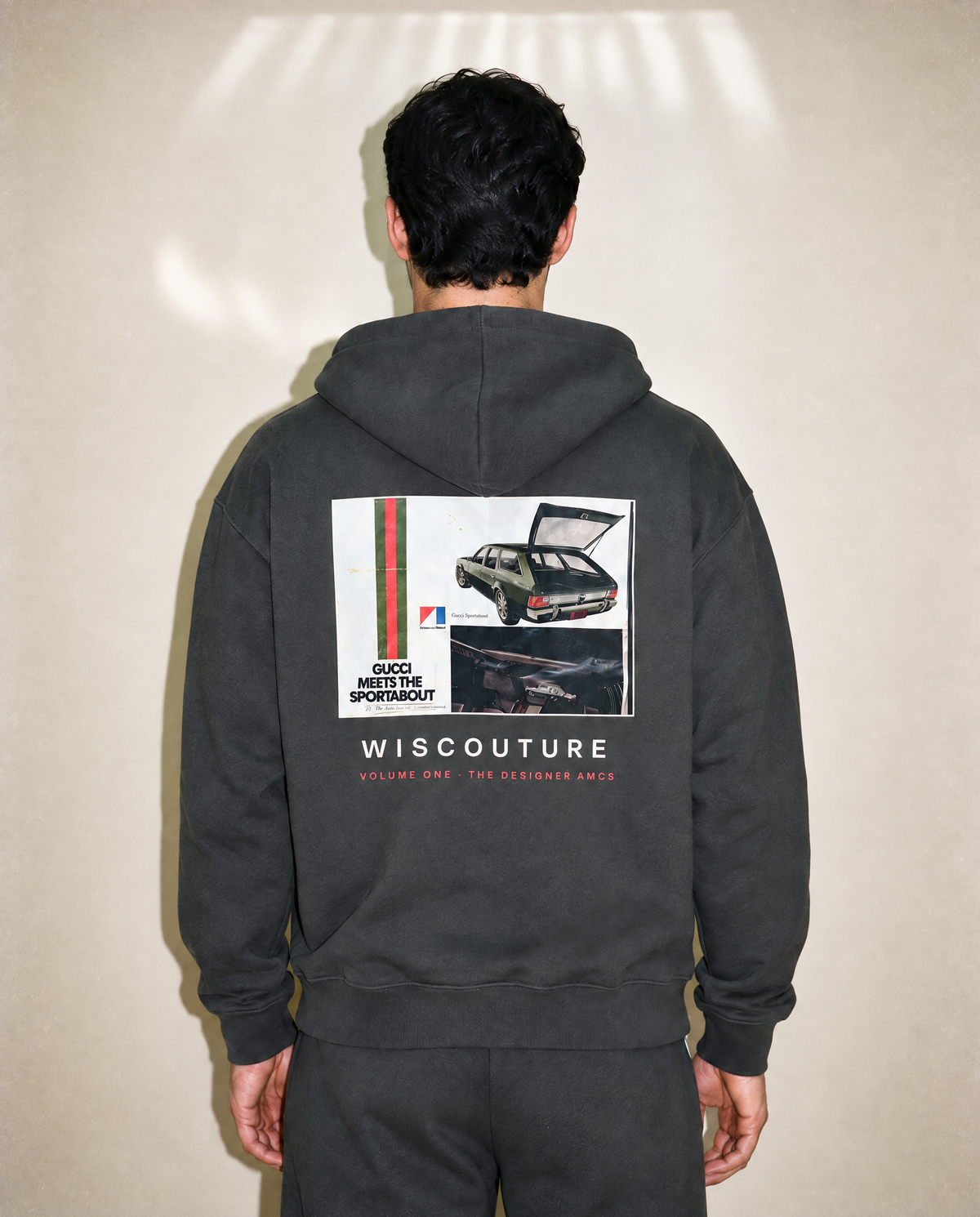 Wiscouture Volume One · The Designer AMCs Hoodie — Dark Gray