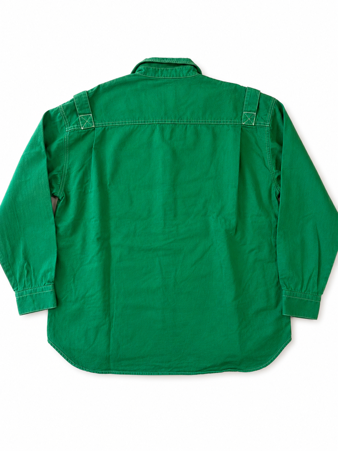 Vintage Benetton Formula Utility Overshirt – Heavy Cotton Workwear – Size 48
