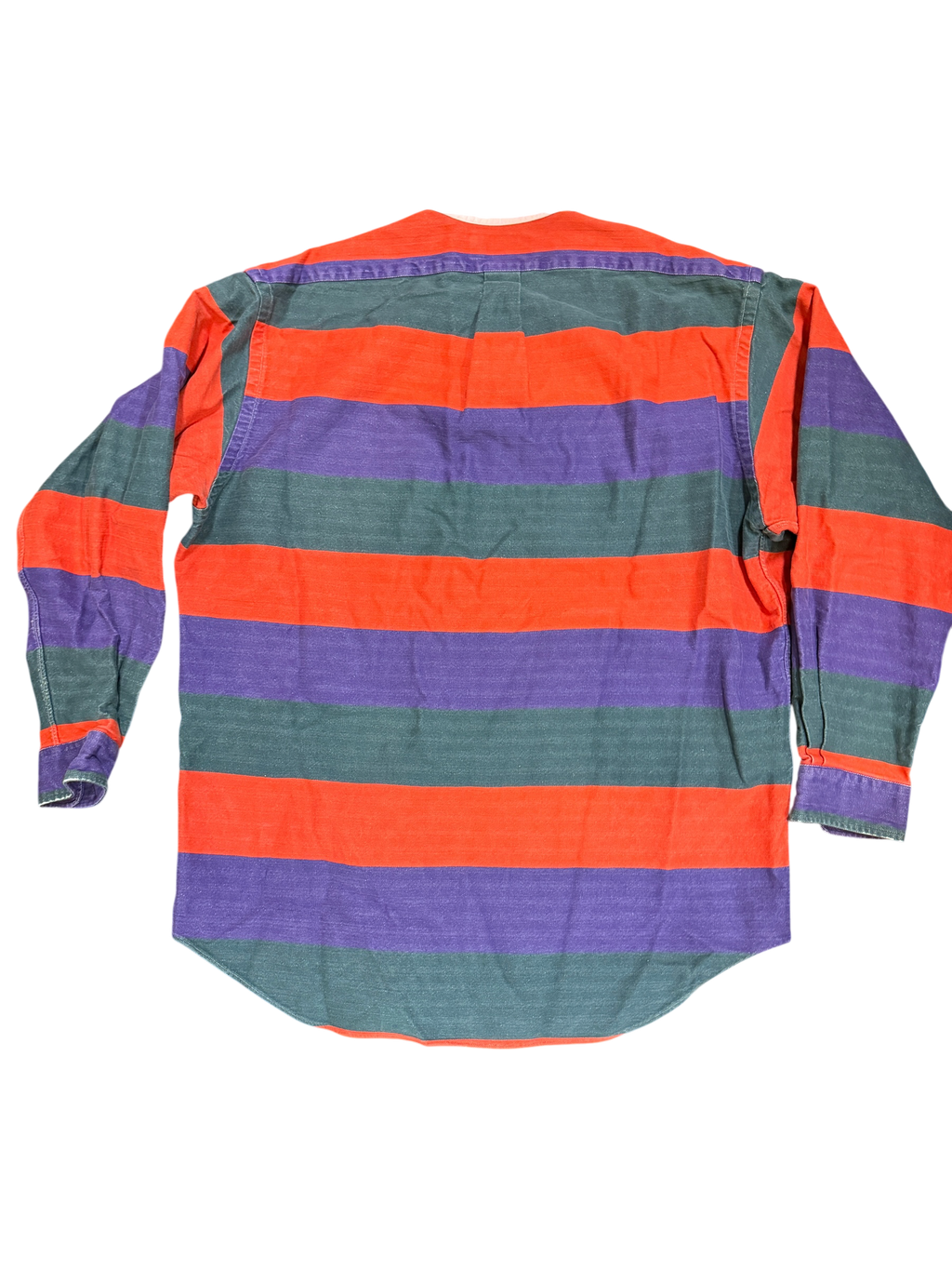 Vintage Polo Country Ralph Lauren Rugby Shirt | Bold Multi-Stripe | 100% Cotton Medium