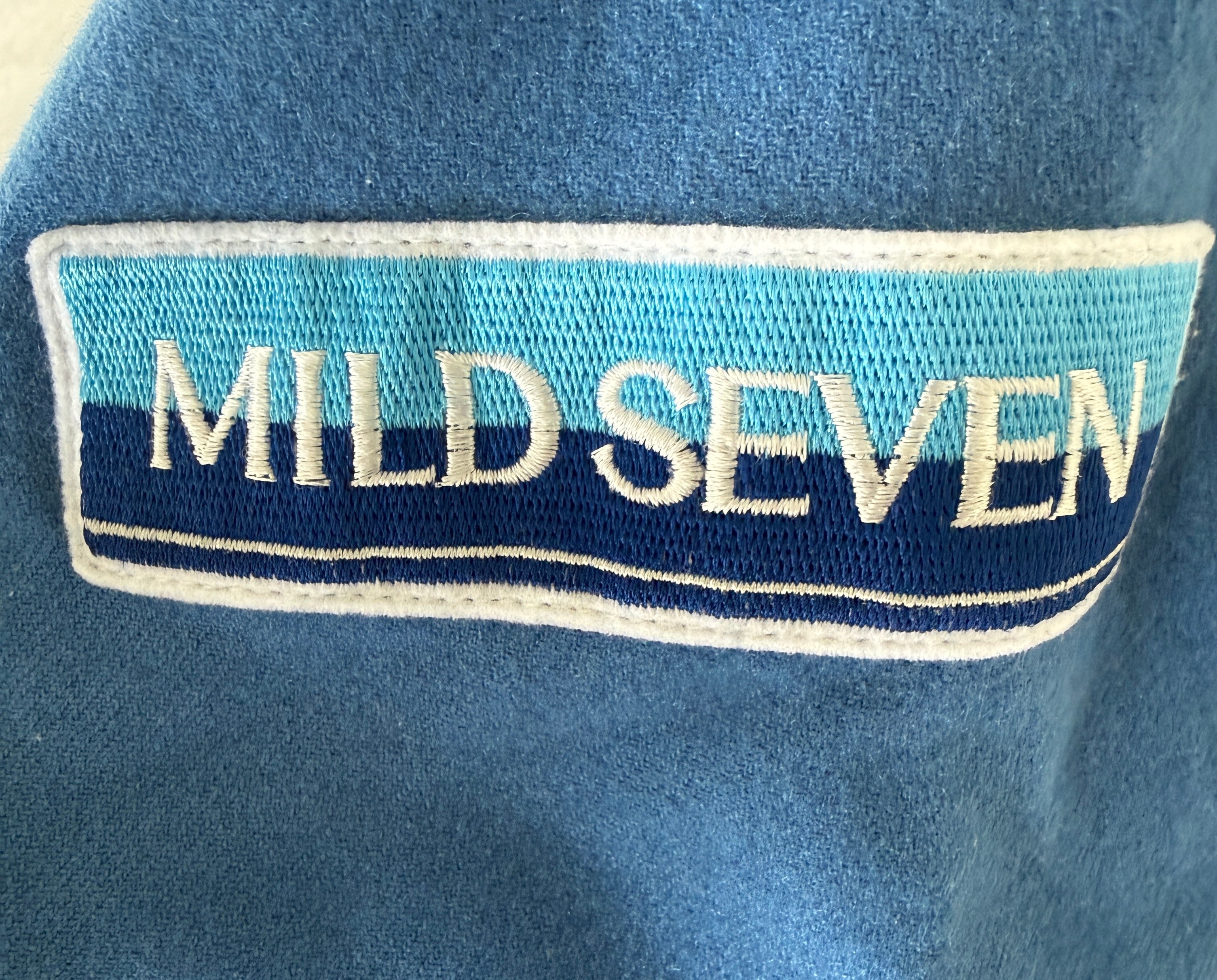 Vintage Benetton Formula 1 Mild Seven Bomber Jacket | Embroidered Motorsport Jacket | Size 48