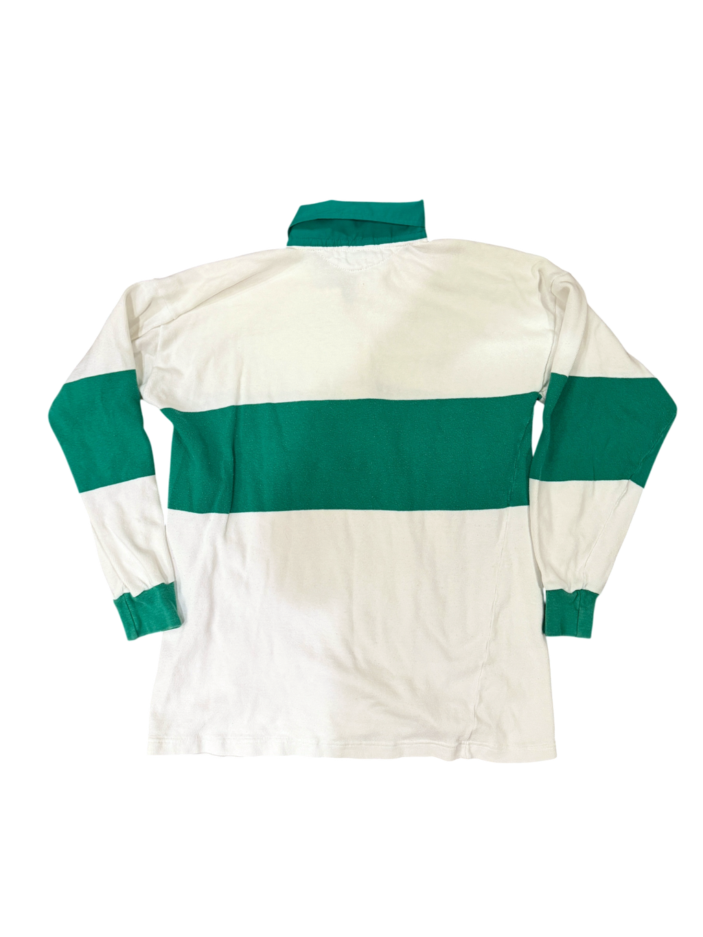 Vintage Benetton Rugby — White & Green, XL