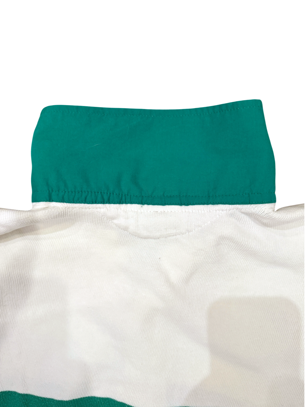 Vintage Benetton Rugby — White & Green, XL