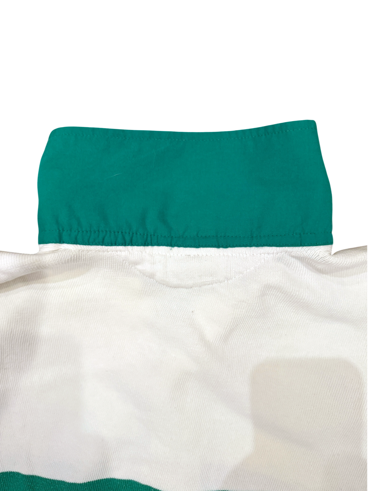 Vintage Benetton Rugby — White & Green, XL