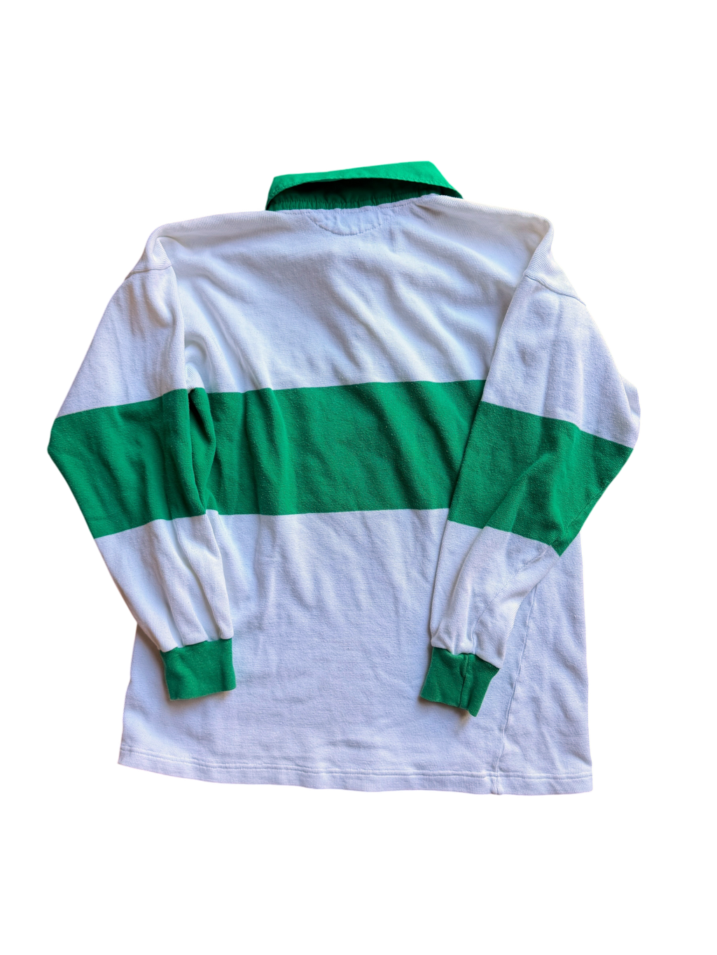 Vintage Benetton Rugby — White & Green, XL