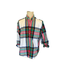 90s Gap Plaid Flannel — Red & Green, XL