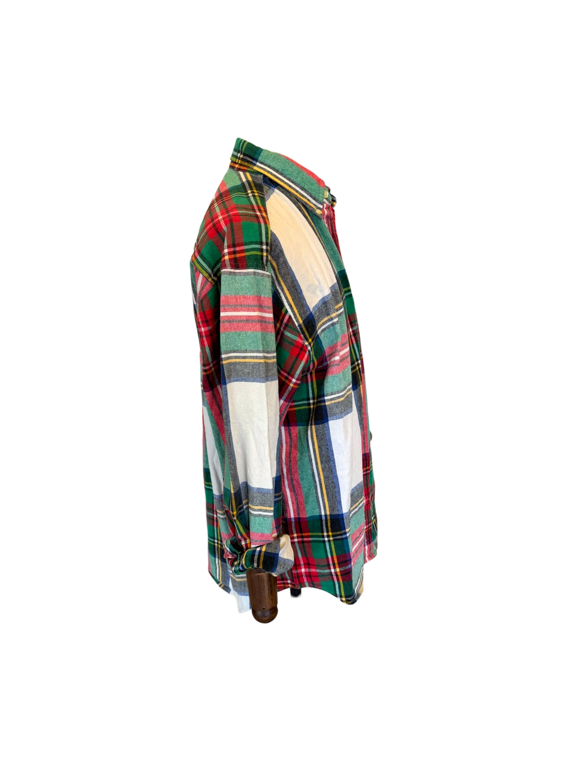 90s Gap Plaid Flannel — Red & Green, XL