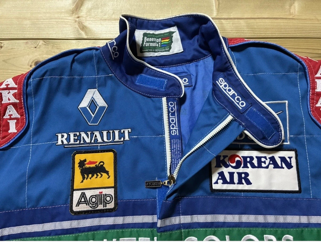 Authentic Sparco Benetton Renault Formula 1 Racing Jacket