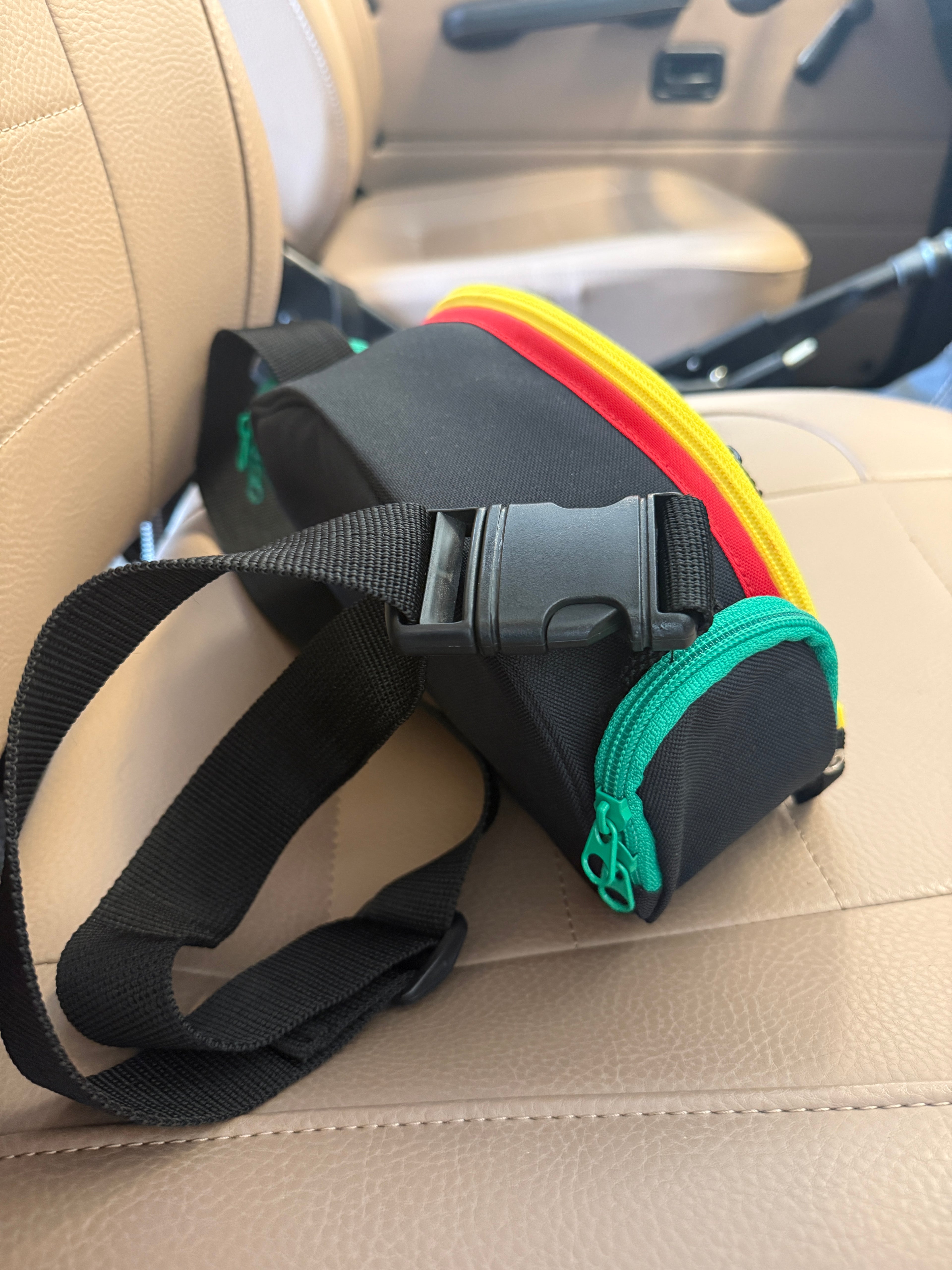 Vintage United Colors of Benetton Colorblock Belt Bag / Waist Pack – Deadstock 1990s Formula 1 Era