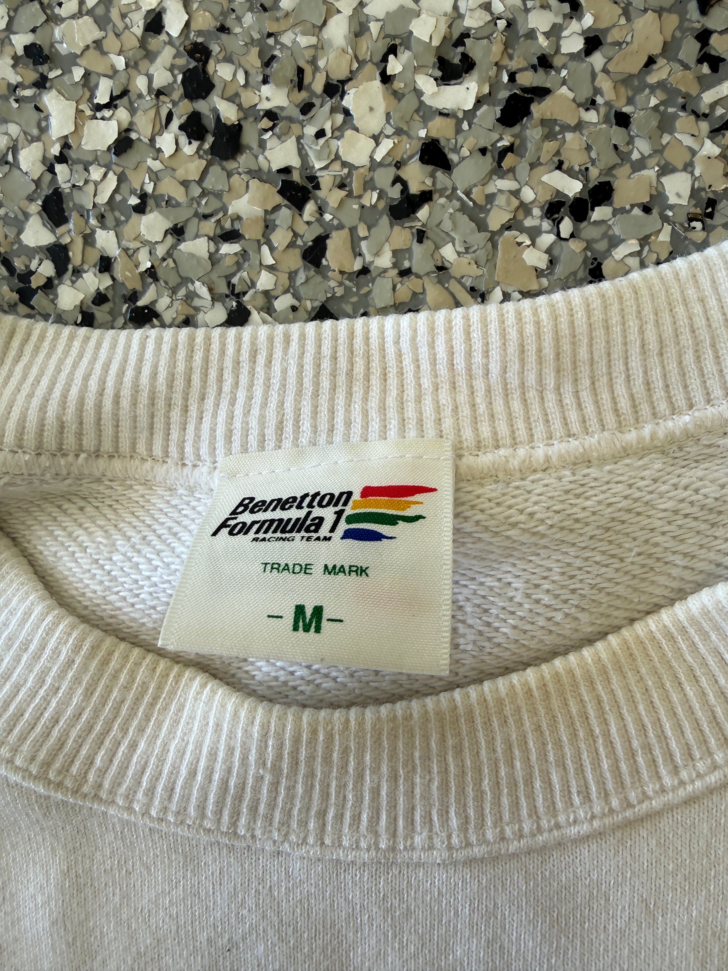 Vintage Benetton Formula 1 Team Michael Schumacher Crewneck Sweatshirt (Size M)
