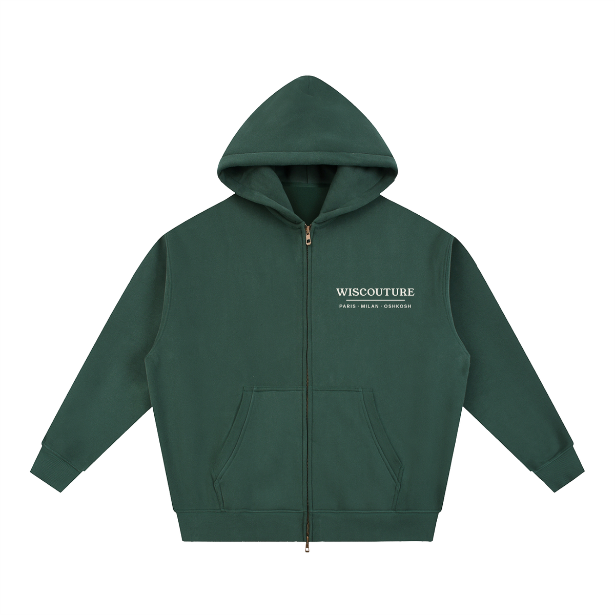 Wiscouture Volume One · The Designer AMCs Hoodie — Dark Green