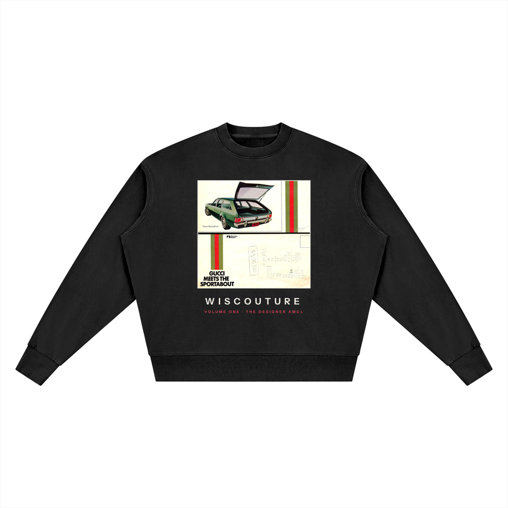 Designer AMCs Vintage Wash Crewneck · Black