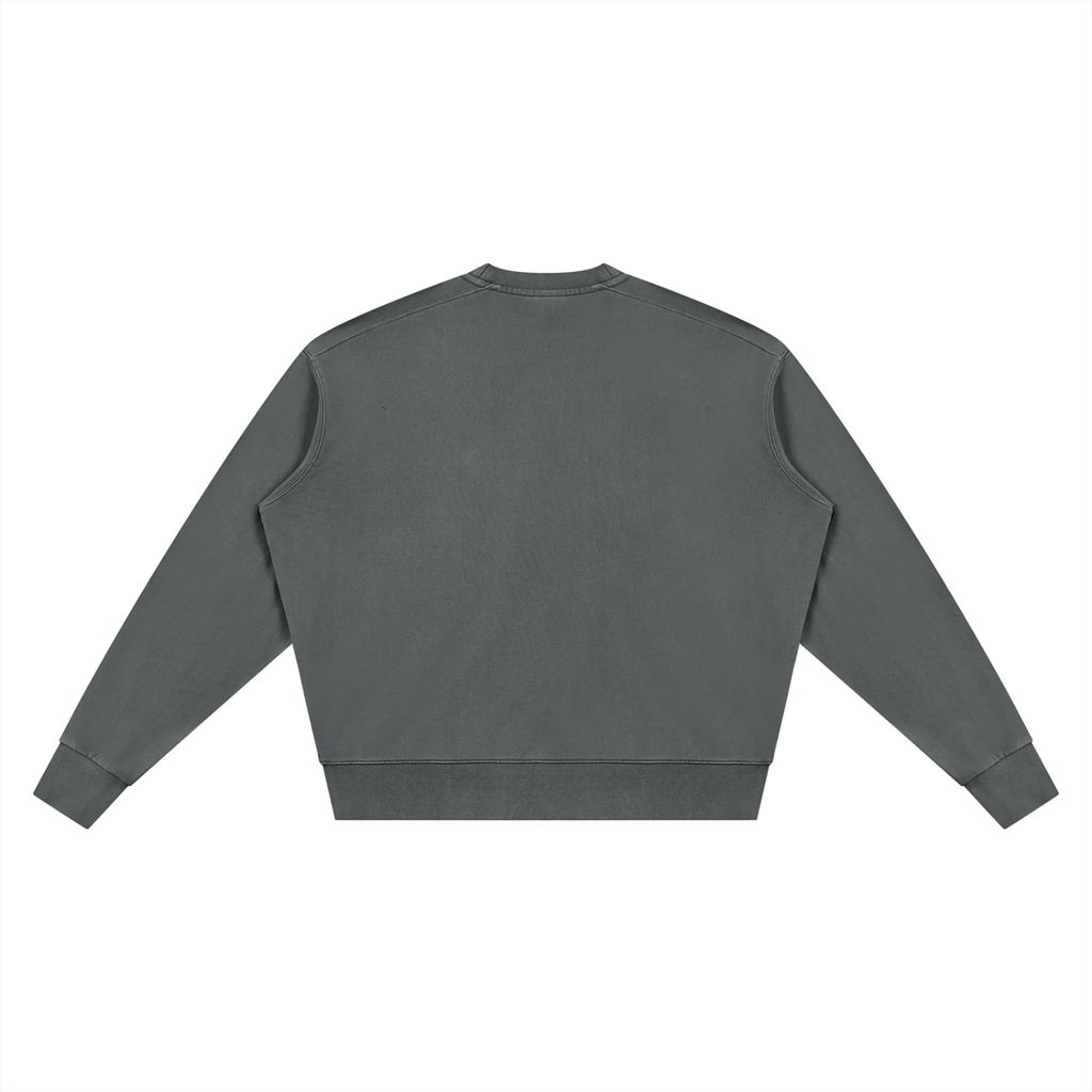 Eau de Brandy Vintage Wash Crewneck · Dark Gray