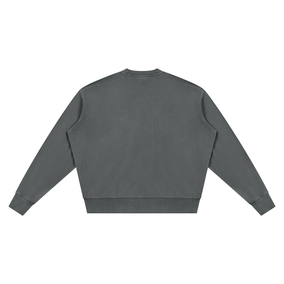 Eau de Brandy Vintage Wash Crewneck · Dark Gray
